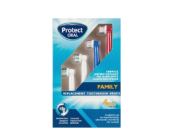 Protect Oral Ανταλλακτικά Ηλεκτρικής Οδοντόβουρτσας Family