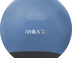 Amila Gymball 65cm Μπάλα Γυμναστικής Μπλε με Βάρος