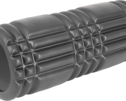 Amila Κύλινδρος Ισορροπίας Foam Roller Plexus 14x33cm Μαύρο