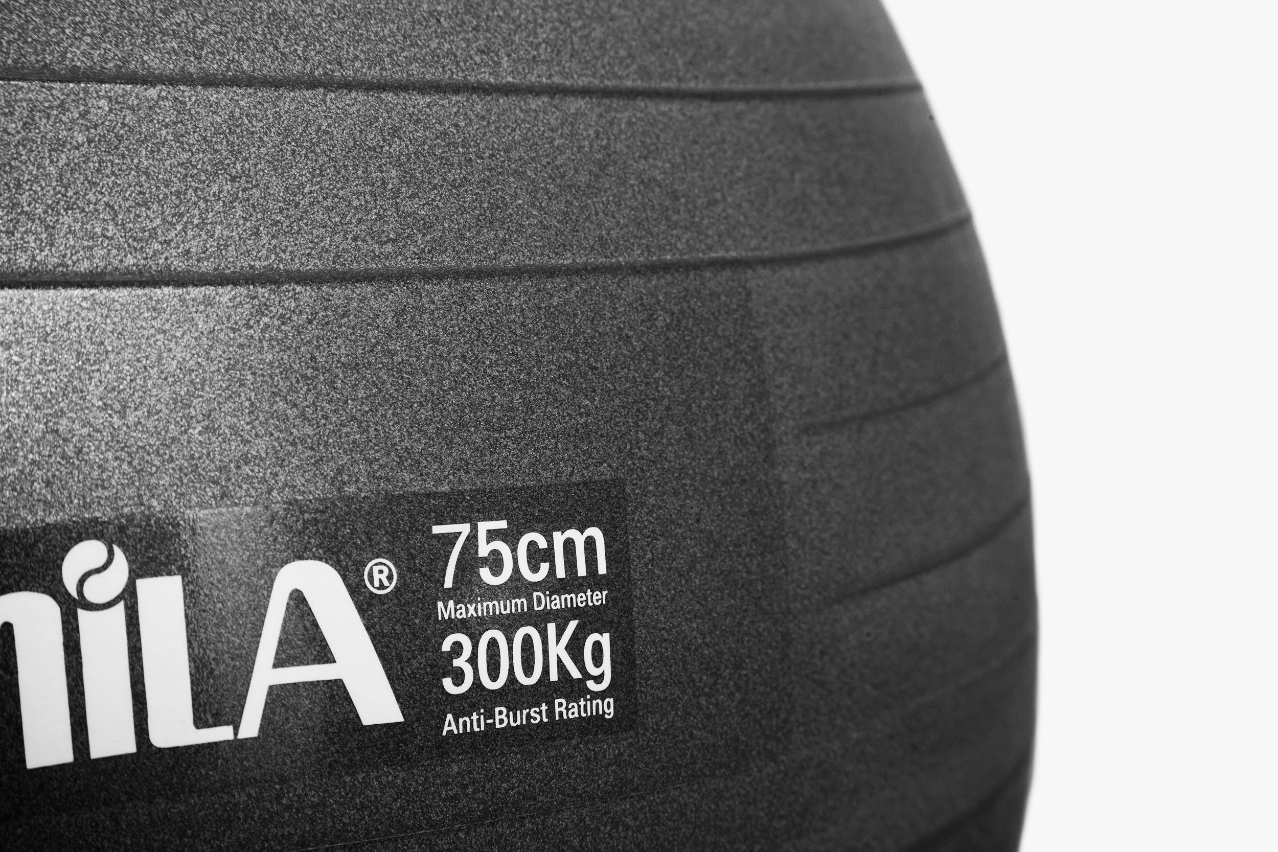 Amila Gymball 75cm Μπάλα Γυμναστικής Μαύρη - Image 2