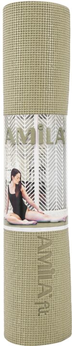 Amila Στρώμα Yoga 6mm Λαδί - Image 5