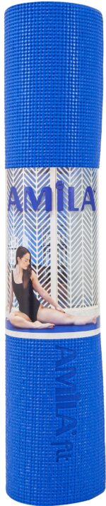 Amila Στρώμα Yoga 6mm Μπλε - Image 5