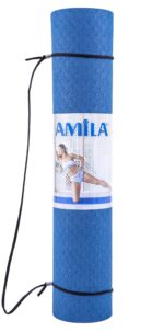 Amila Στρώμα Yoga 6mm TPE Μπλε\Γαλάζιο - Image 5