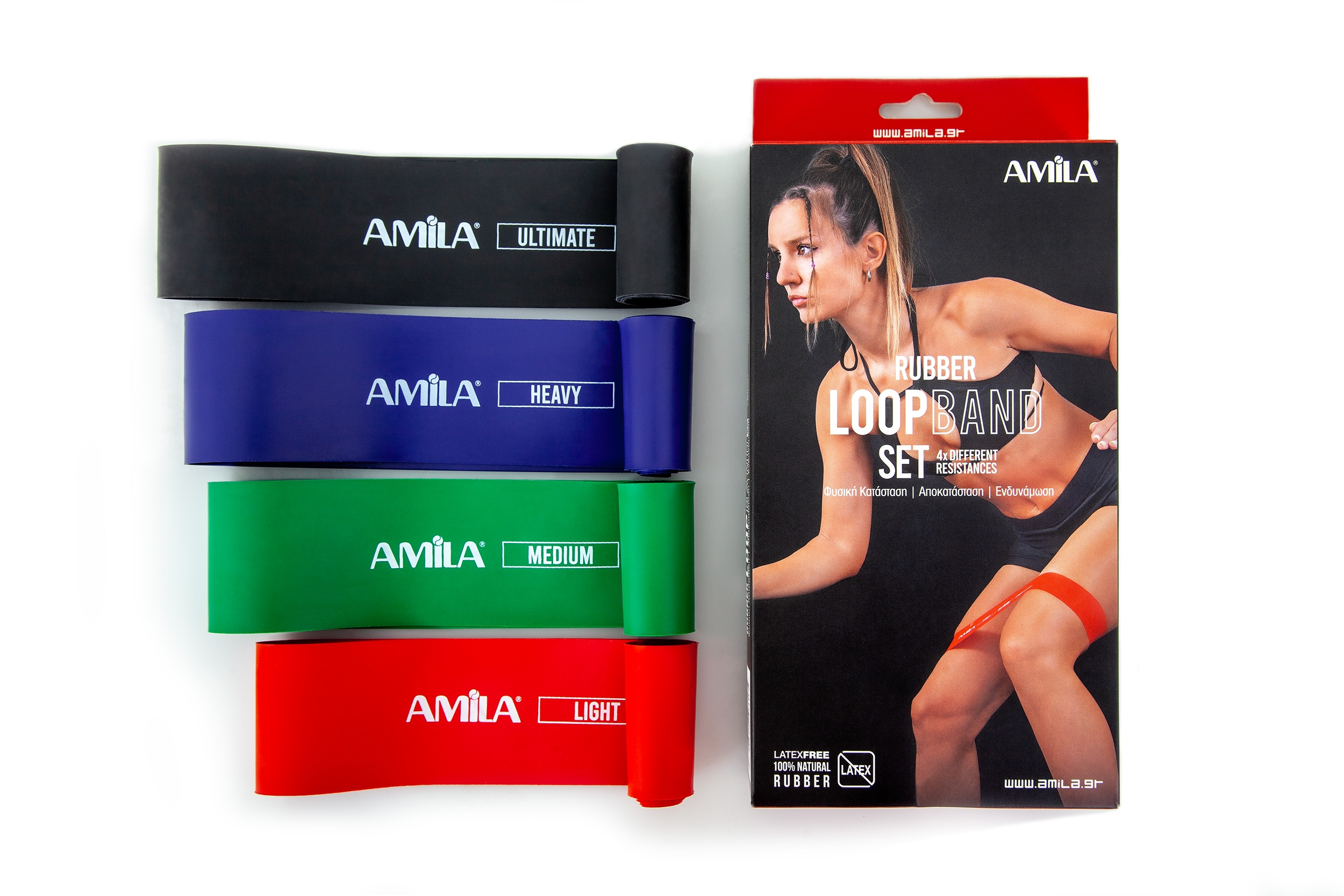 Amila Σετ Λάστιχα Αντίστασης Rubber Loop Band - Image 2