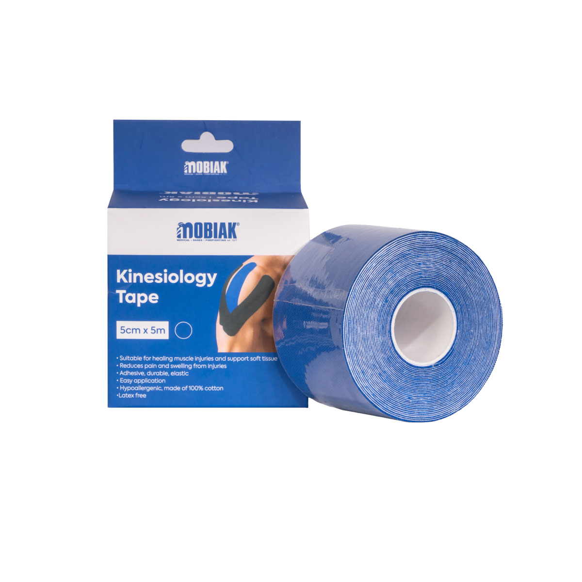 Αυτοκόλλητη ταινία κινησιολογίας – ΜΠΛΕ Αυτοκόλλητη ταινία κινησιολογίας – ΜΠΛΕ